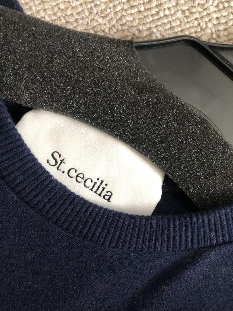 girlish ガーリッシュ　St.cecilia パフスリーブスウェット