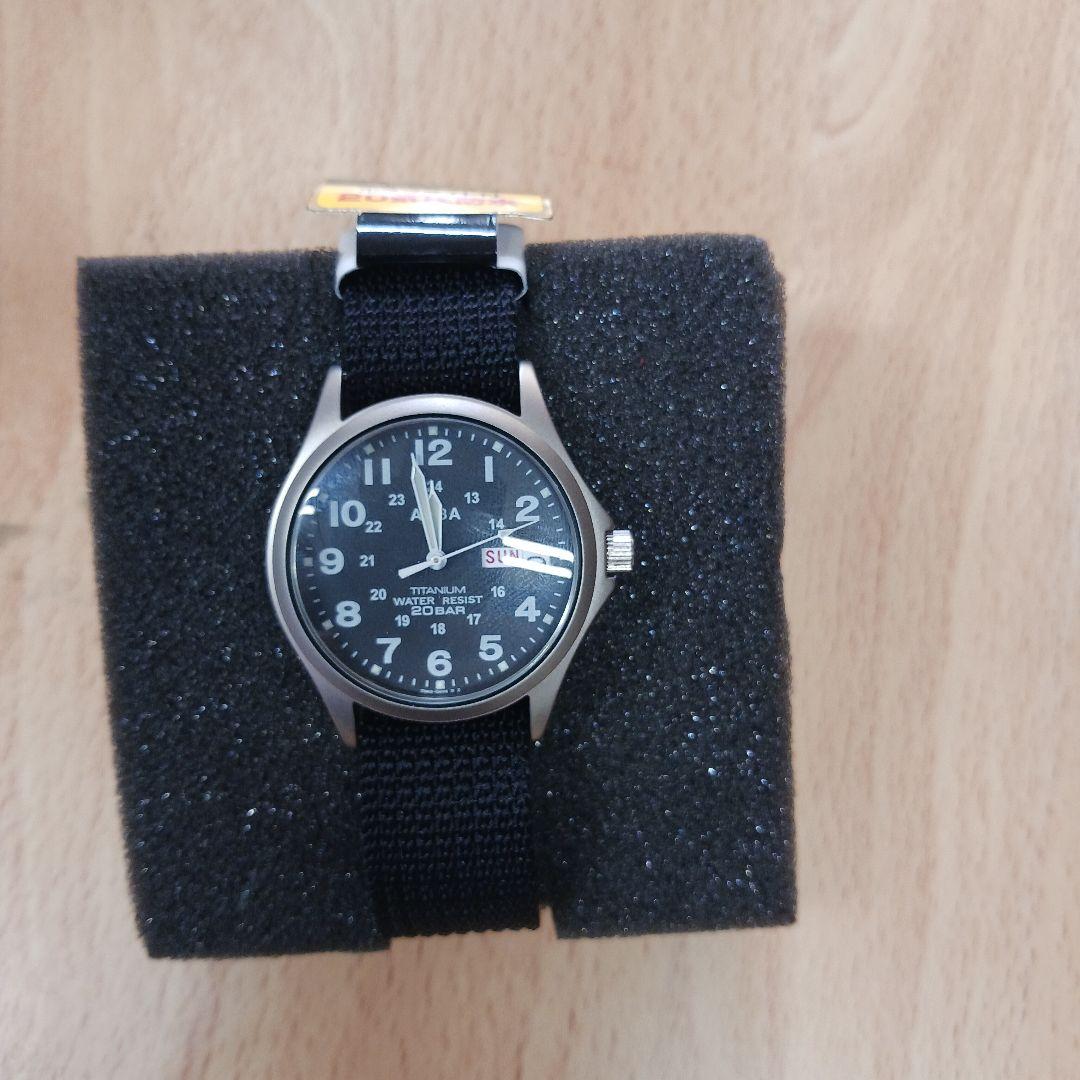 ★新品★セイコー アルバ ALBA 20気圧防水 ブラックフィールドギア