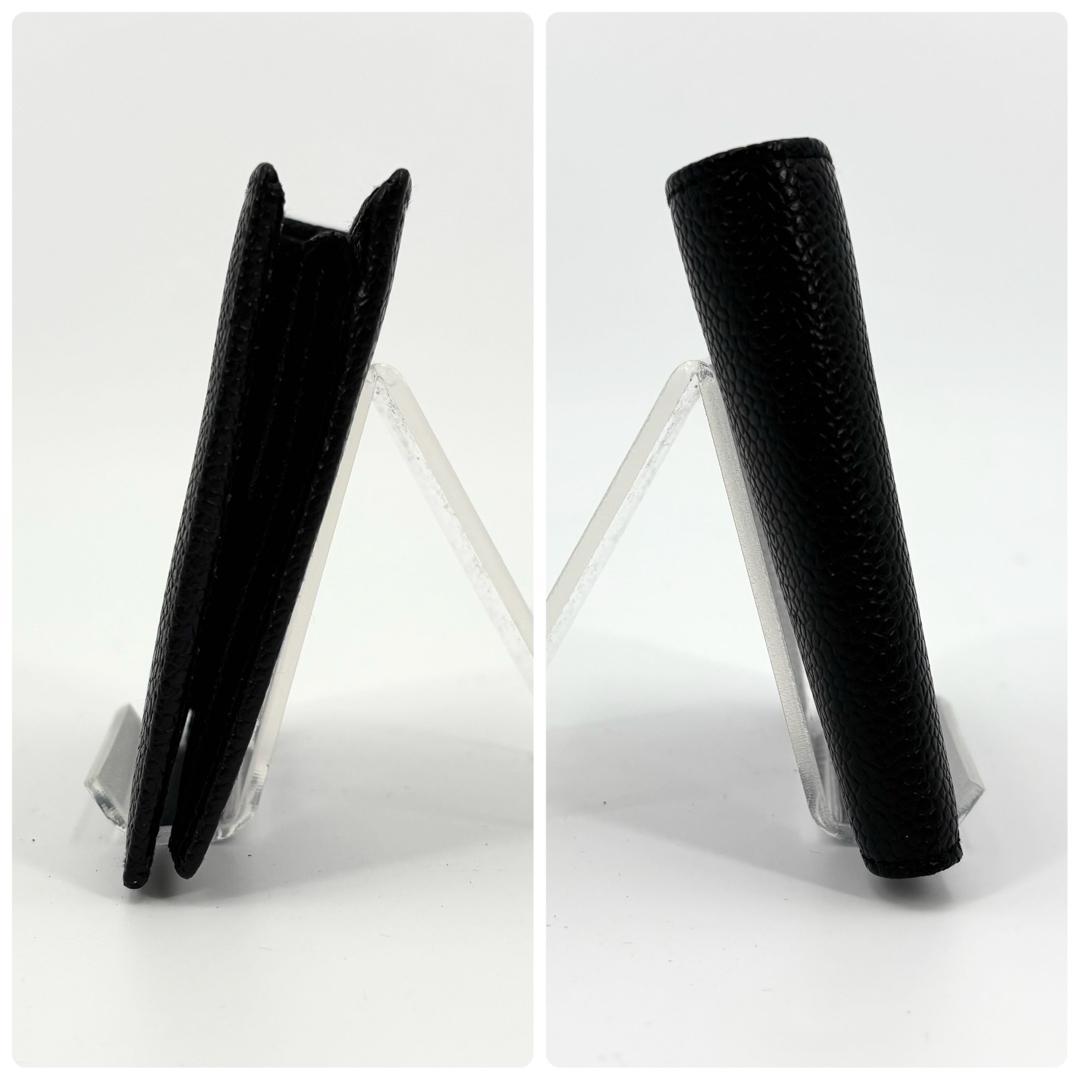 新品未使用 dunhill ダンヒル 二つ折り財布 ブラック レザー