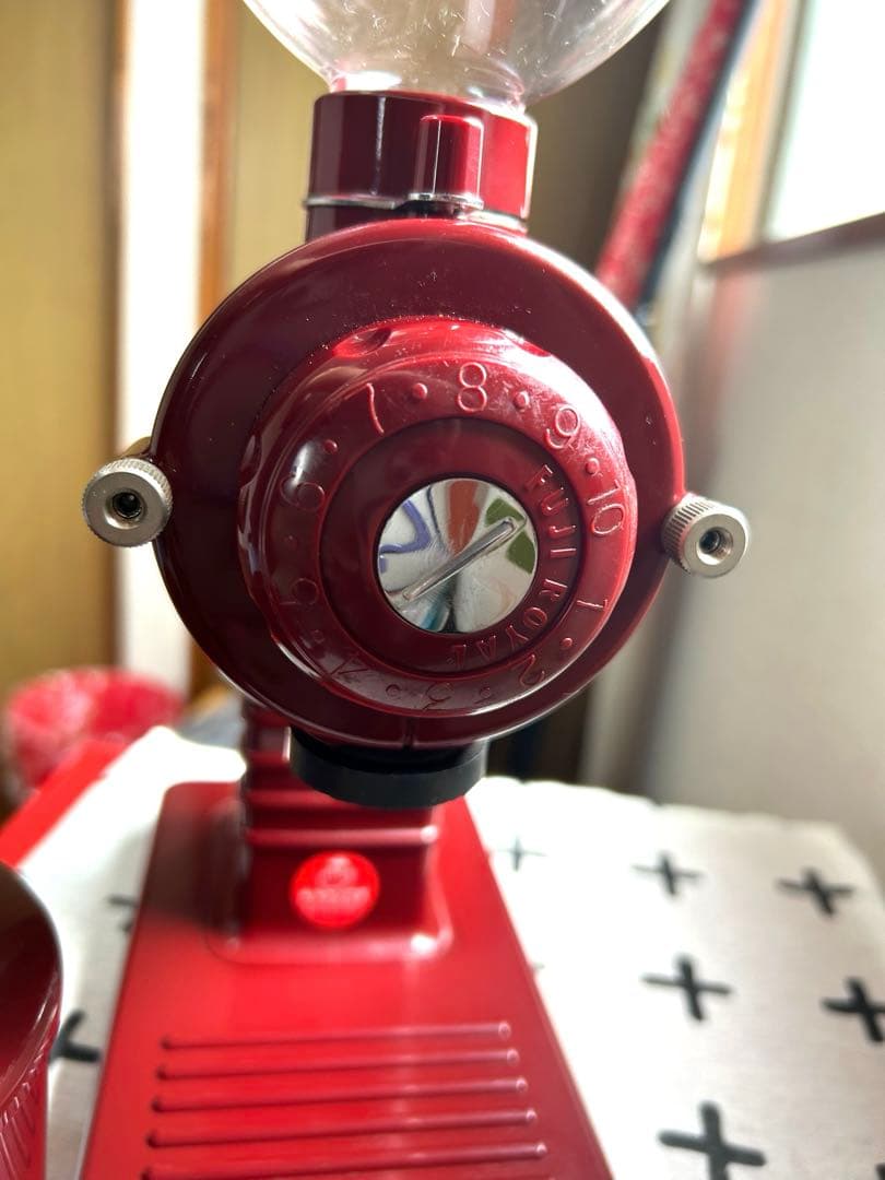 FUN ROYAL 電動コーヒーミル 赤