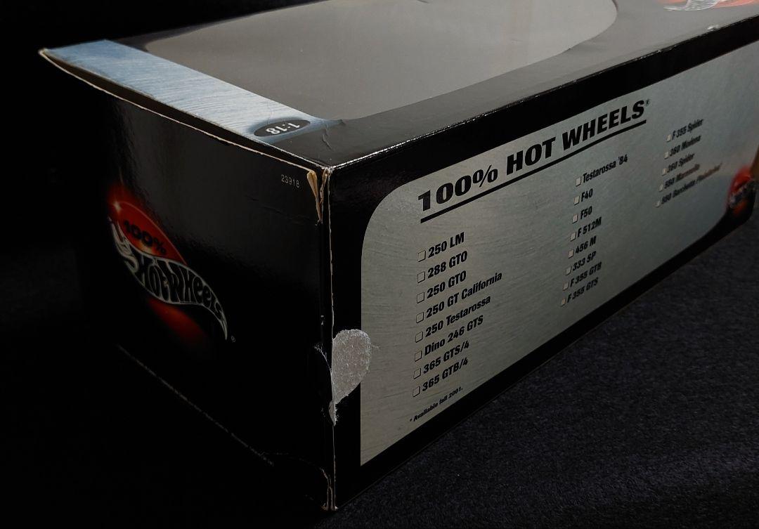 【外箱・台座あり】テスタロッサ　1984年初期型　1/18　HOT WHEELS