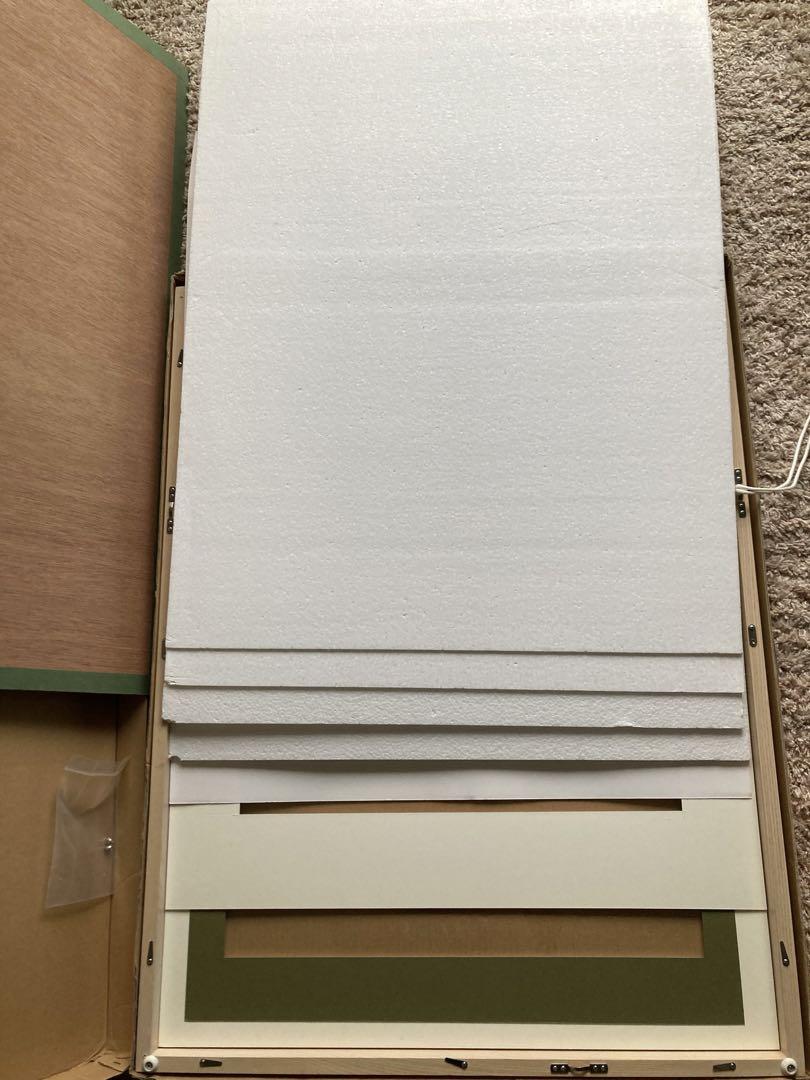額縁　額縁のみ　水彩画　白　美品　F10サイズ