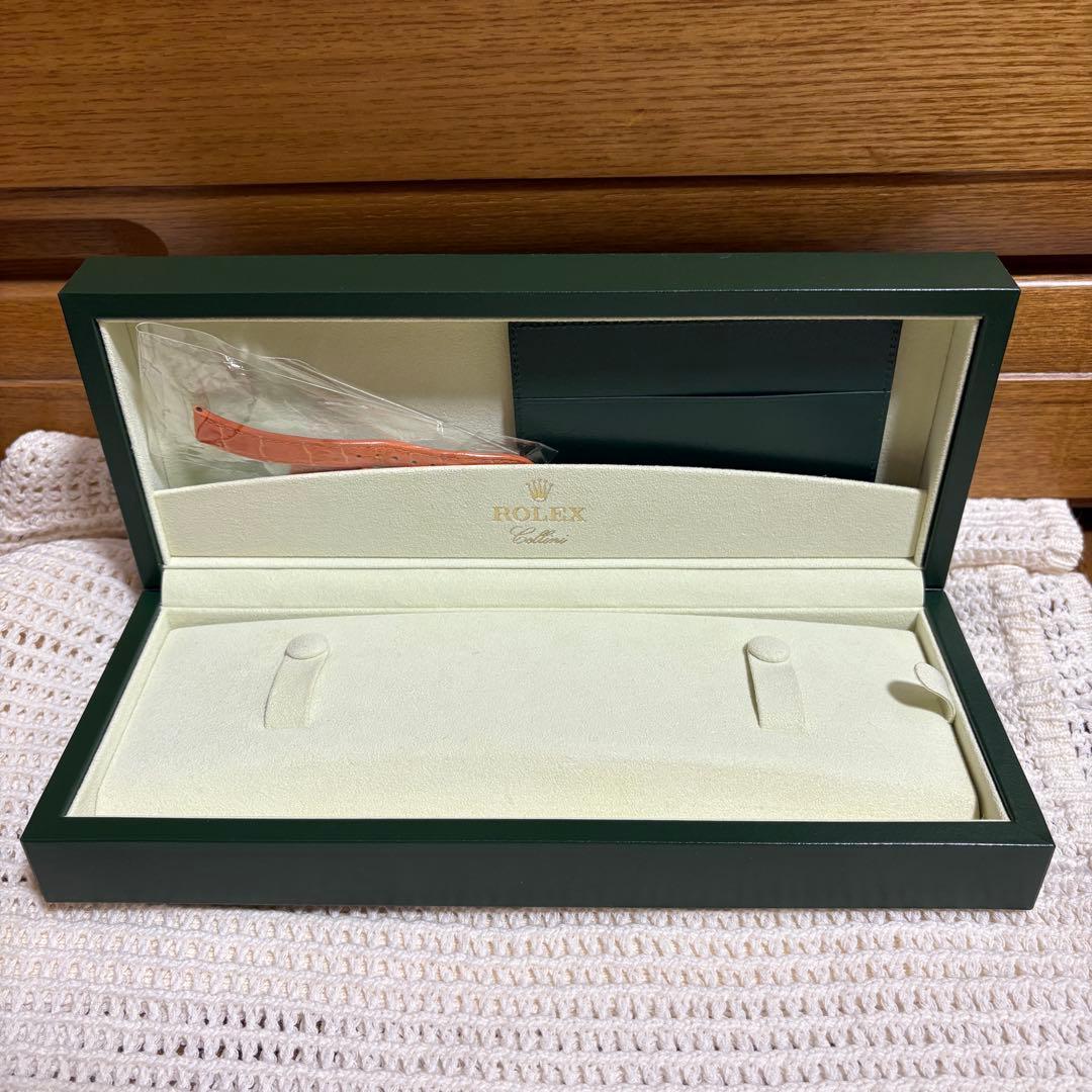 【正規品】ロレックス チェリーニ 空箱&クロコダイル ベルト