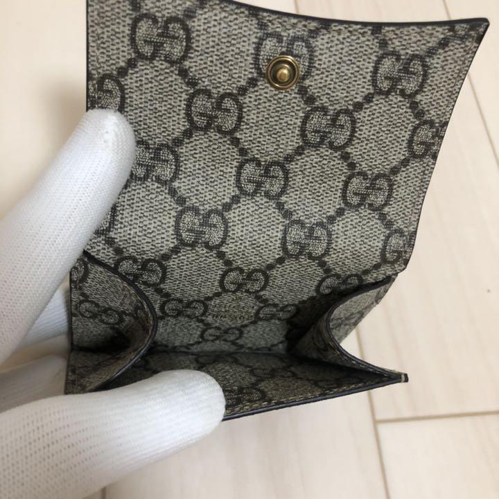 GUCCI BALENCIAGA コラボ 三つ折り財布 ロゴ GGスプリーム - www