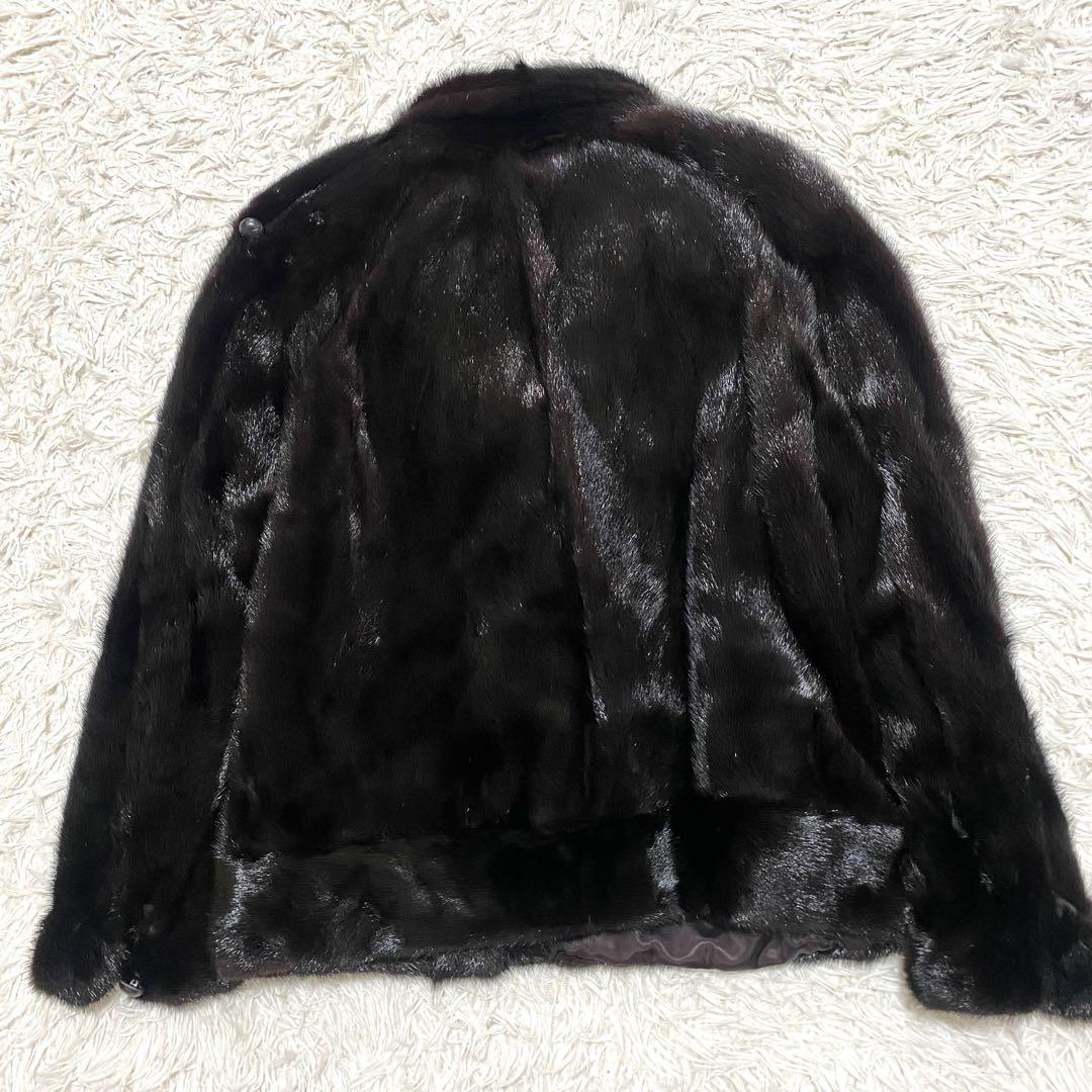 美品《vintage》ファーコート ジャケット 【L】毛皮 高級 おしゃれ