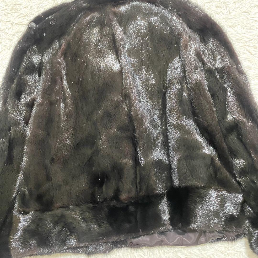美品《vintage》ファーコート ジャケット 【L】毛皮 高級 おしゃれ