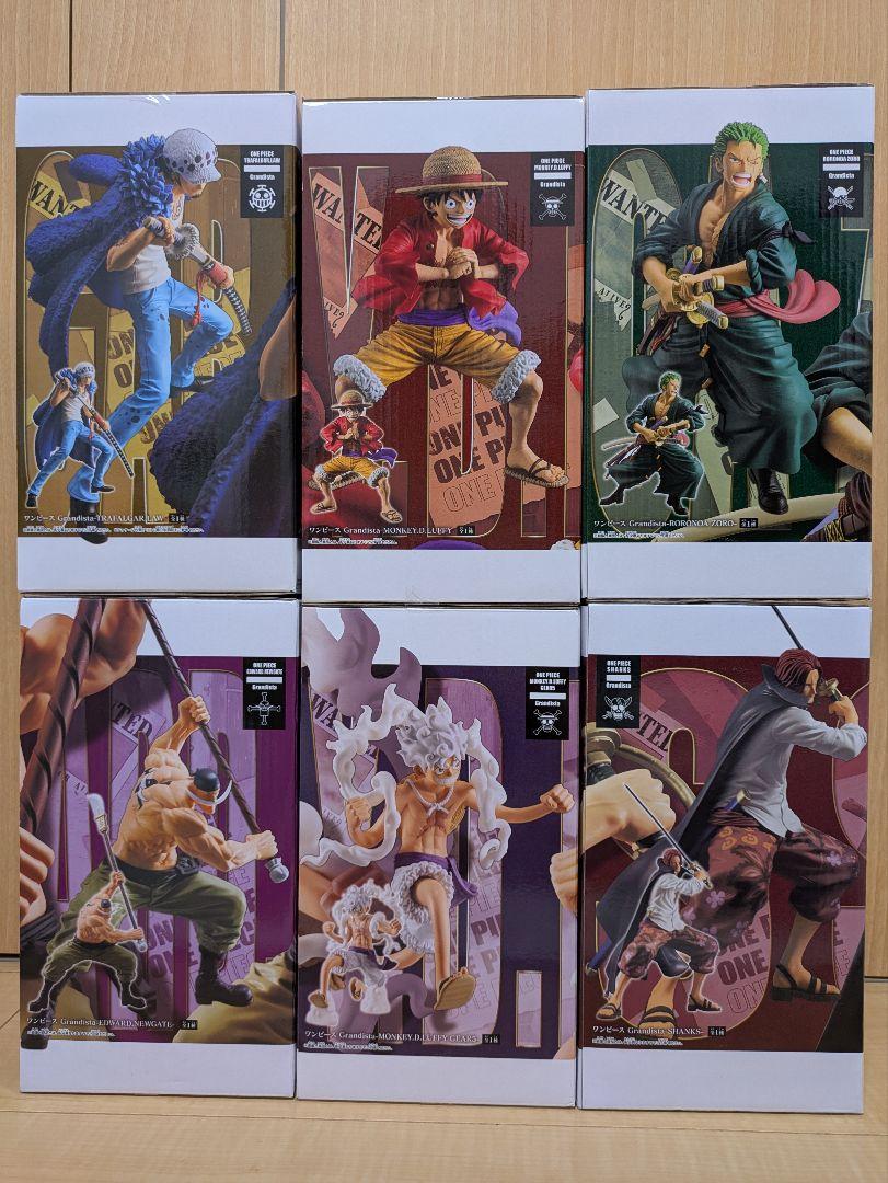 新品未開封：ワンピース・DB Grandista 6体セット メルカリ便 ONE PIECE Grandista6体セット - メルカリ