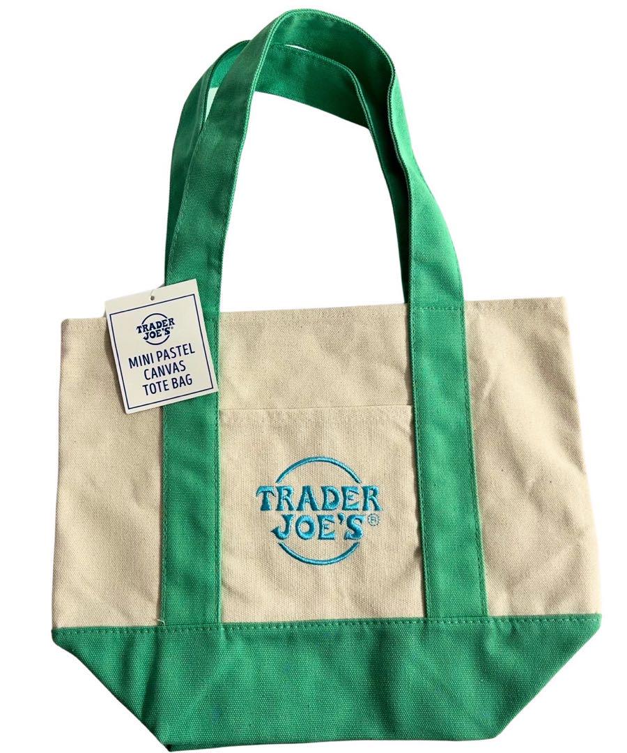 Trader Joe's ミニトート 4色セット パステルカラー 限定品