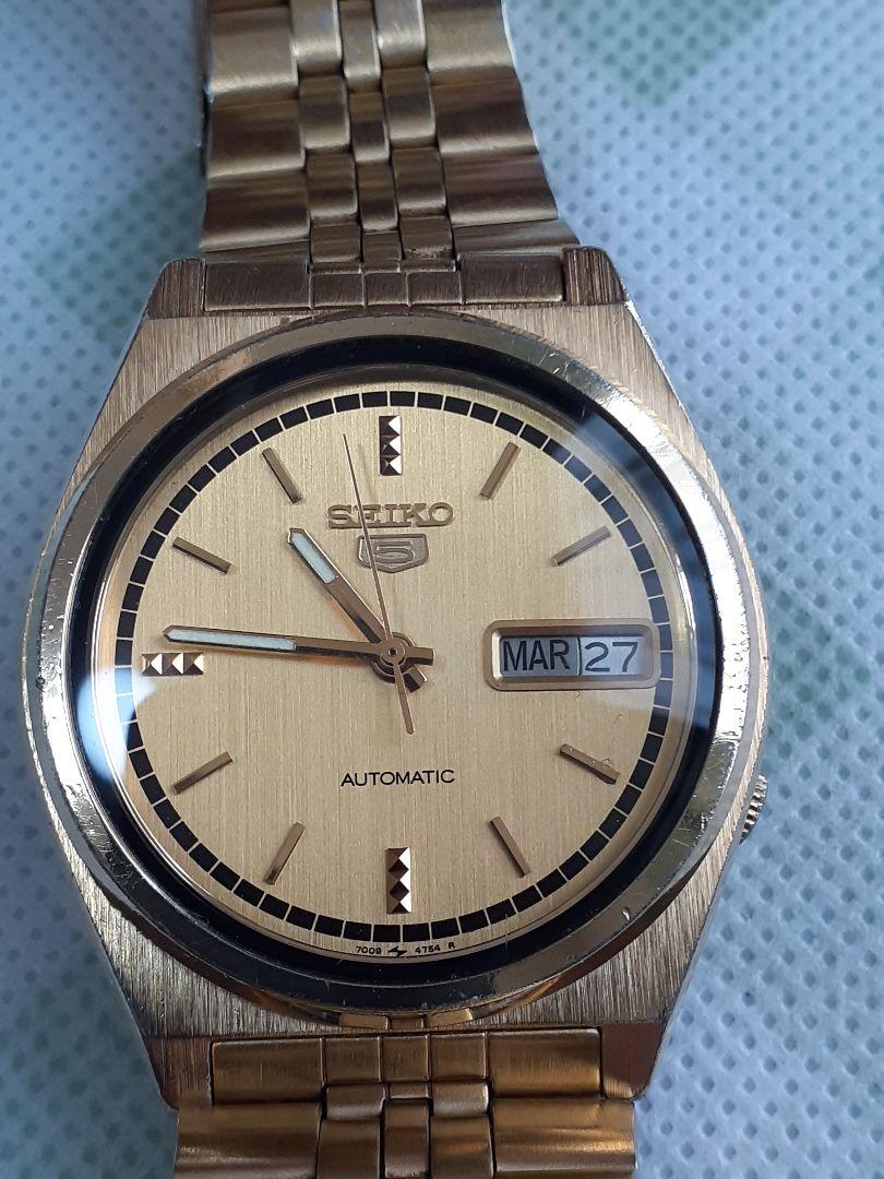 【12月スーパーSALE 15%OFF】 自動巻き時計 SEIKO ゴールド メルカリ - 時計