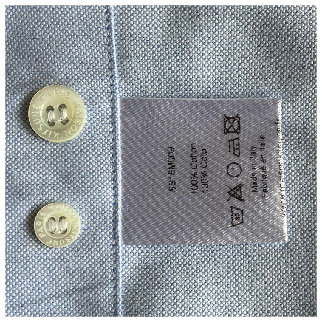 新品】MAISON KITSUNE メゾン キツネ オックスフォード シャツ
