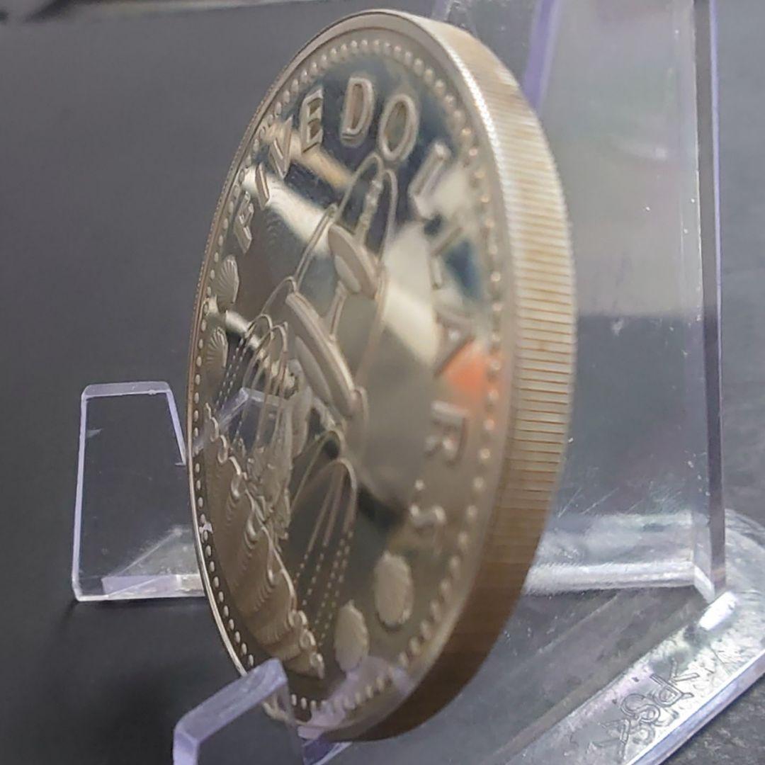 バルバトス噴水5ドル銀貨proof美品