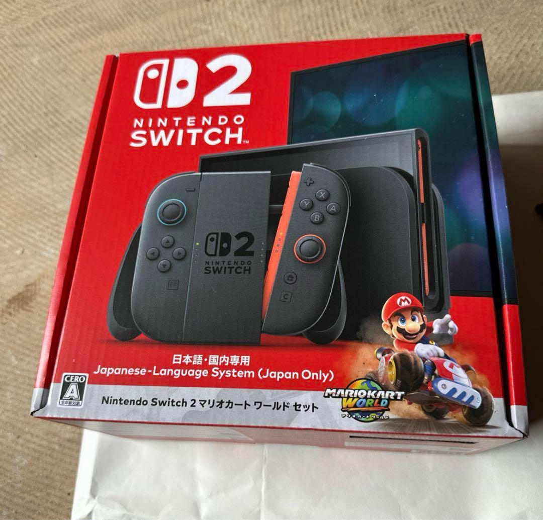 Nintendo Switch 2 日本語版 マリオカートセット 本体 Amazon.co.jp: Nintendo Switch 2(日本語・国内専用) マリオ