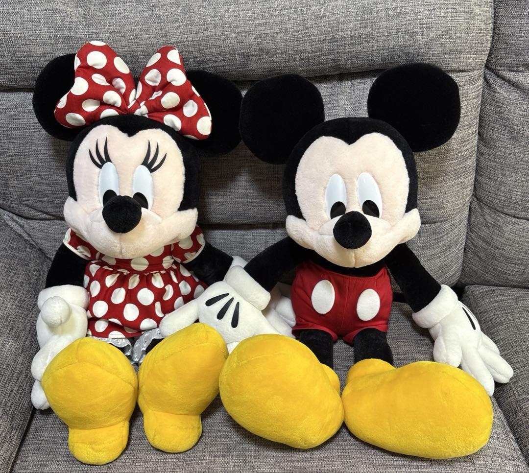 ミッキー　ミニー　ぬいぐるみ　特大　ディズニー　ランド　シー　ペア　カップル ミッキー ミニー ぬいぐるみ 特大 ディズニー ランド シー ペア