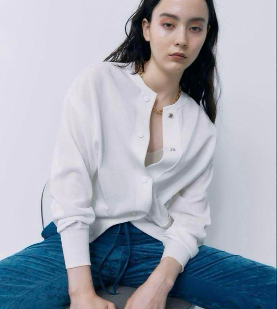 stunning lureスタニングルアーハイツイストニットブルゾンカーディガン SIZE STUNNING LURE