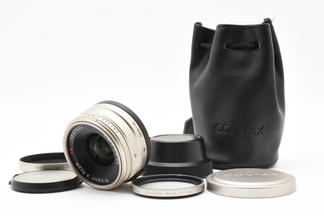 ほぼ新品 付属品完備 CONTAX コンタックス Biogon 28 2.8