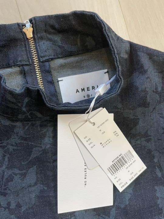 好評HOT Ameri KEILY FLOWER DENIM DRESS gnXv2-m35848572528 新品 安い定番人気