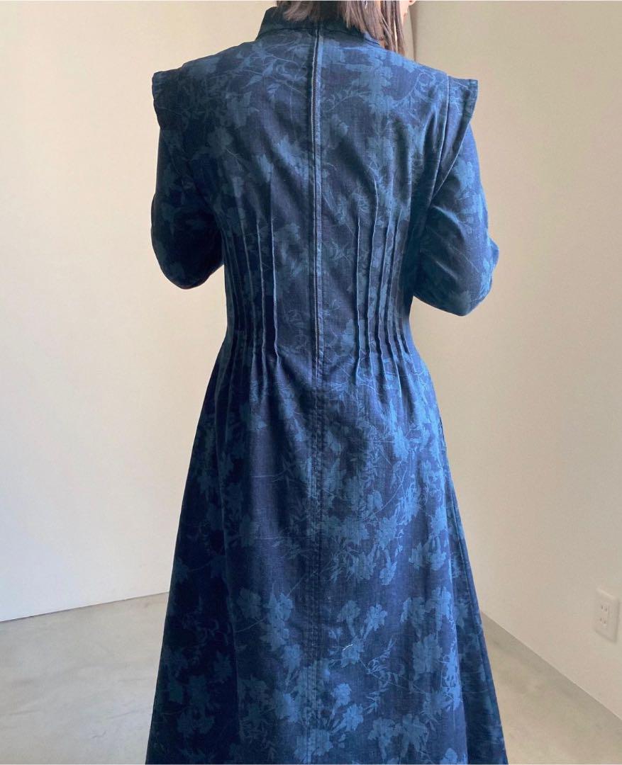 好評HOT Ameri KEILY FLOWER DENIM DRESS gnXv2-m35848572528 新品 安い定番人気