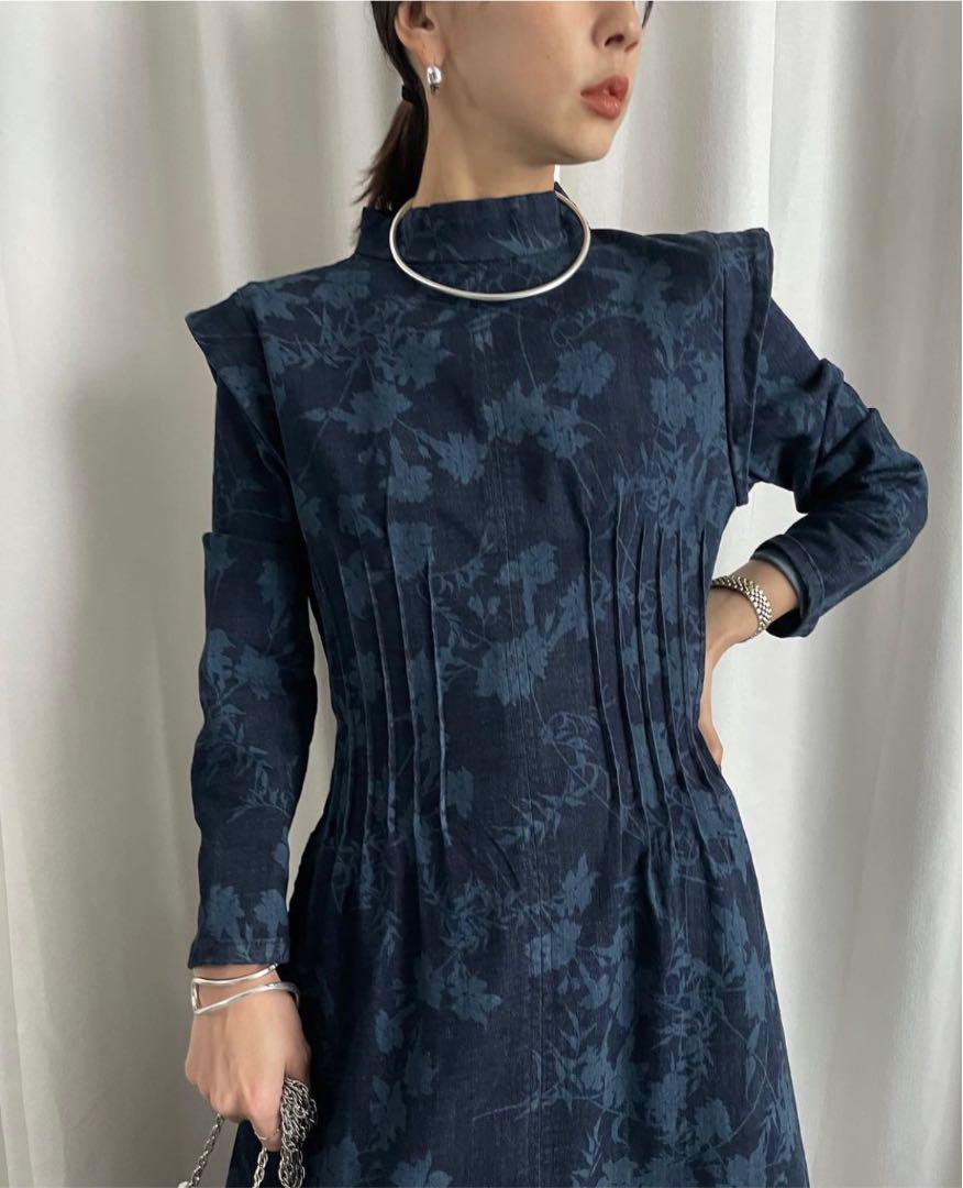 好評HOT Ameri KEILY FLOWER DENIM DRESS gnXv2-m35848572528 新品 安い定番人気
