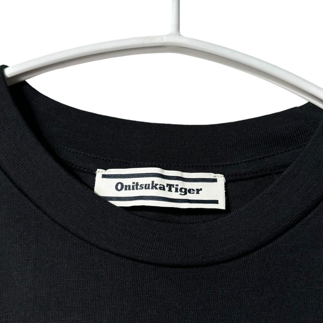 完売カラー】オニツカタイガー 刺繍ロゴ グラフィックティー T