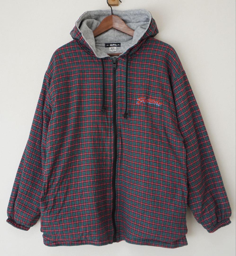 90s ネルパーカー made in Australia