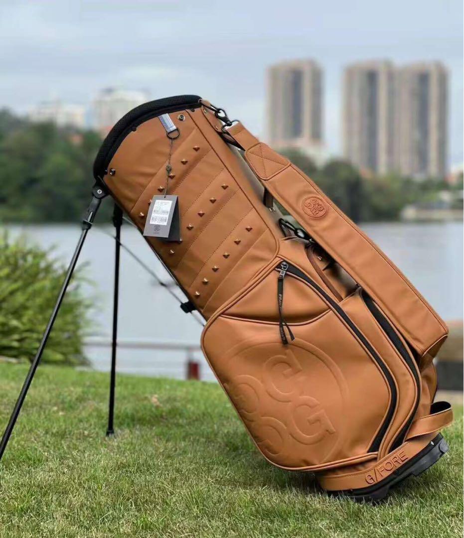 G/FORE ジーフォアゴルフ キャディバッグ キャディーバック新品 ブラウン 画像2