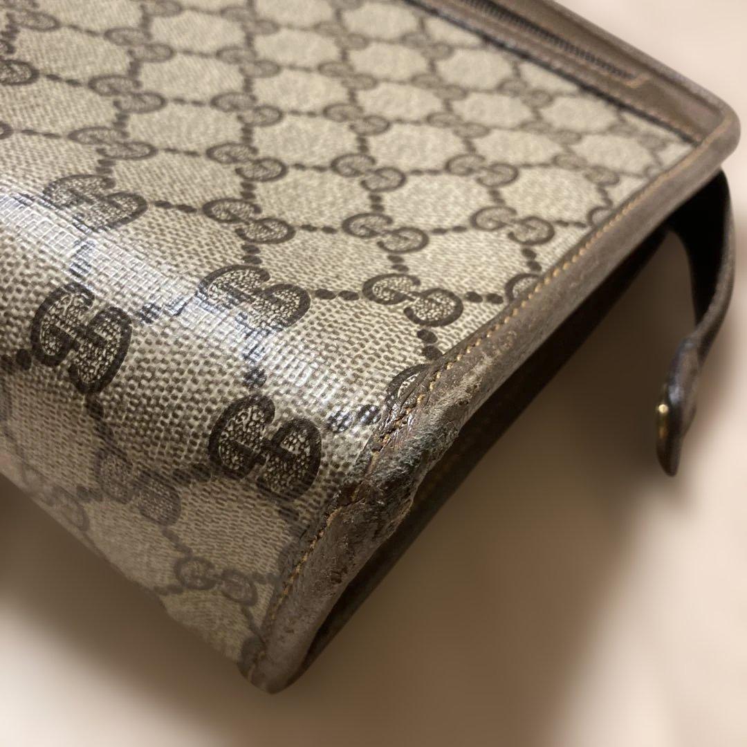 GUCCI グッチ GG スプリーム クラッチ バッグ08.01.037