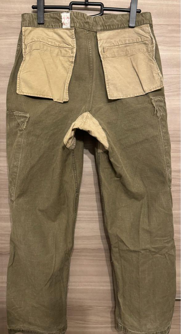フランス軍 M-47 後期 カーゴパンツ ヘリンボーン 美品