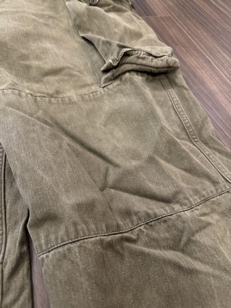 フランス軍 M-47 後期 カーゴパンツ ヘリンボーン 美品