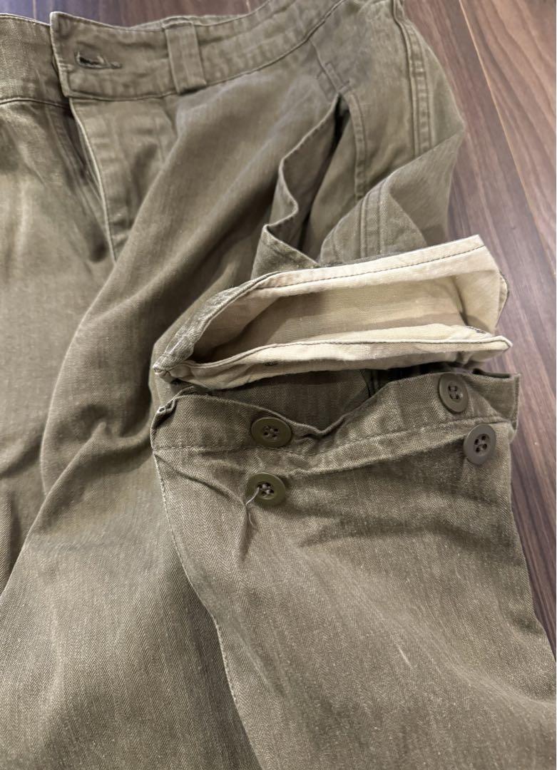 フランス軍 M-47 後期 カーゴパンツ ヘリンボーン 美品