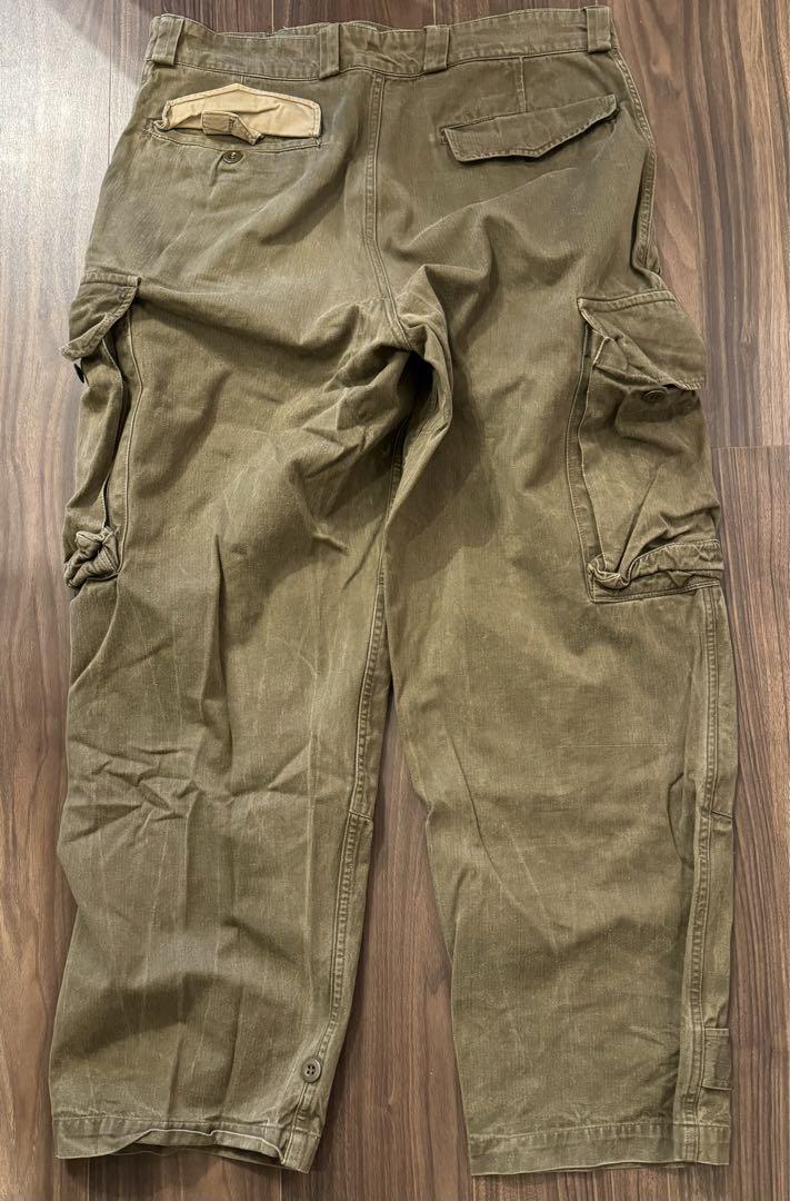 フランス軍 M-47 後期 カーゴパンツ ヘリンボーン 美品