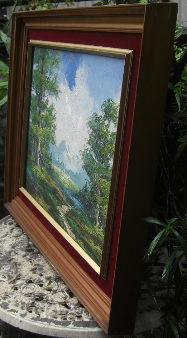 絵画アンテックコレクション/「風景画」額入り中古品!!0910