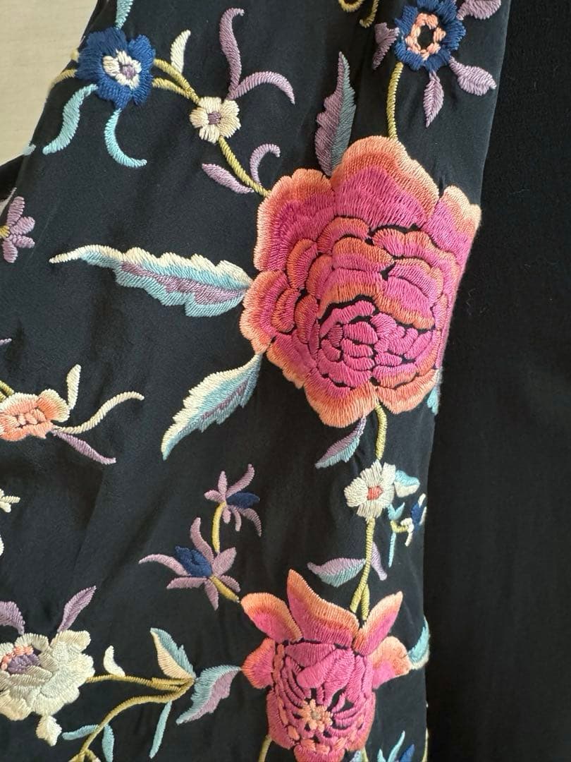 UCHIDA フミカウチダ刺繍入りロングガウン1stコレクションM・FUMIKA_UCHIDA