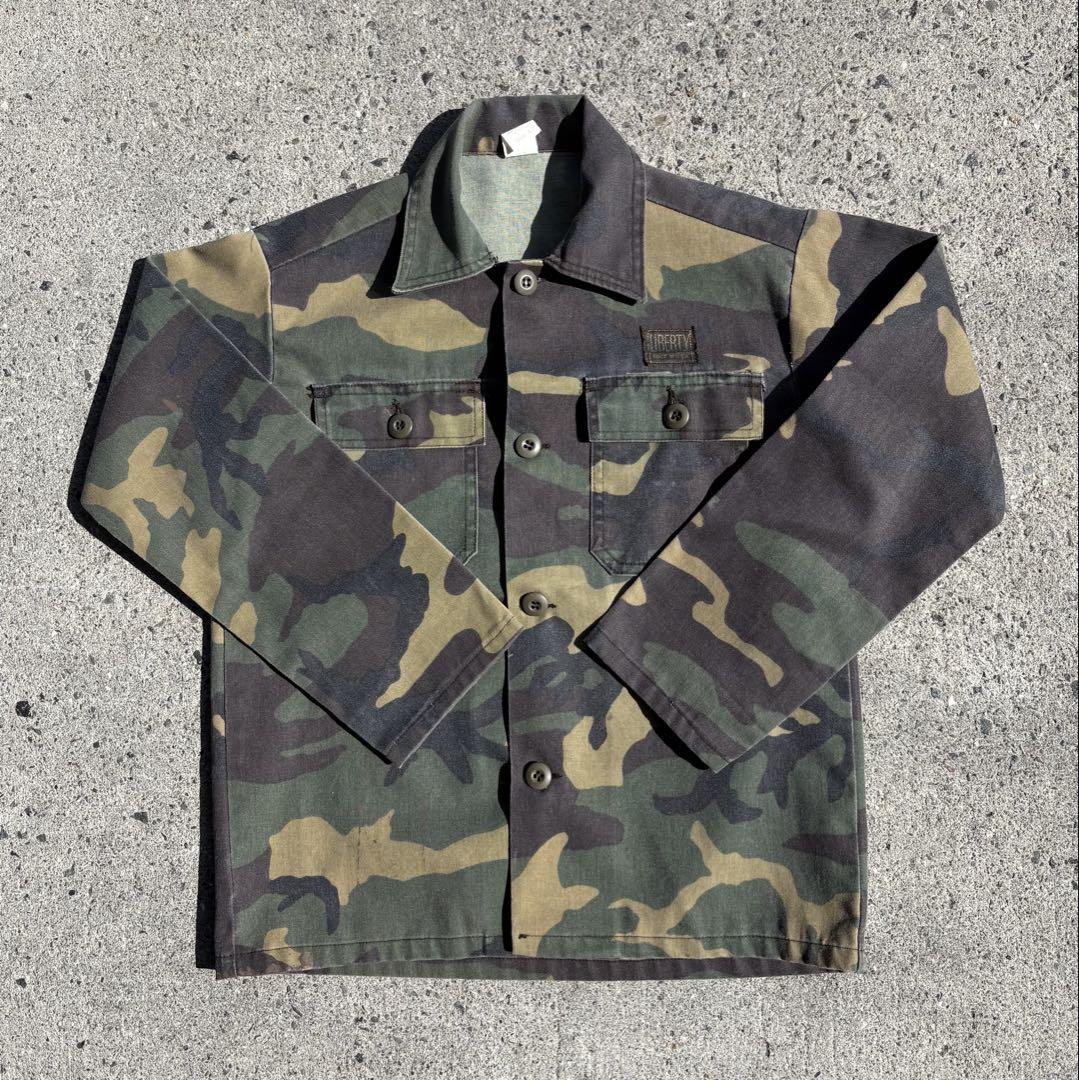 U.S製 LIBERTY ミリタリージャケット 短丈 迷彩 L ワークジャケット