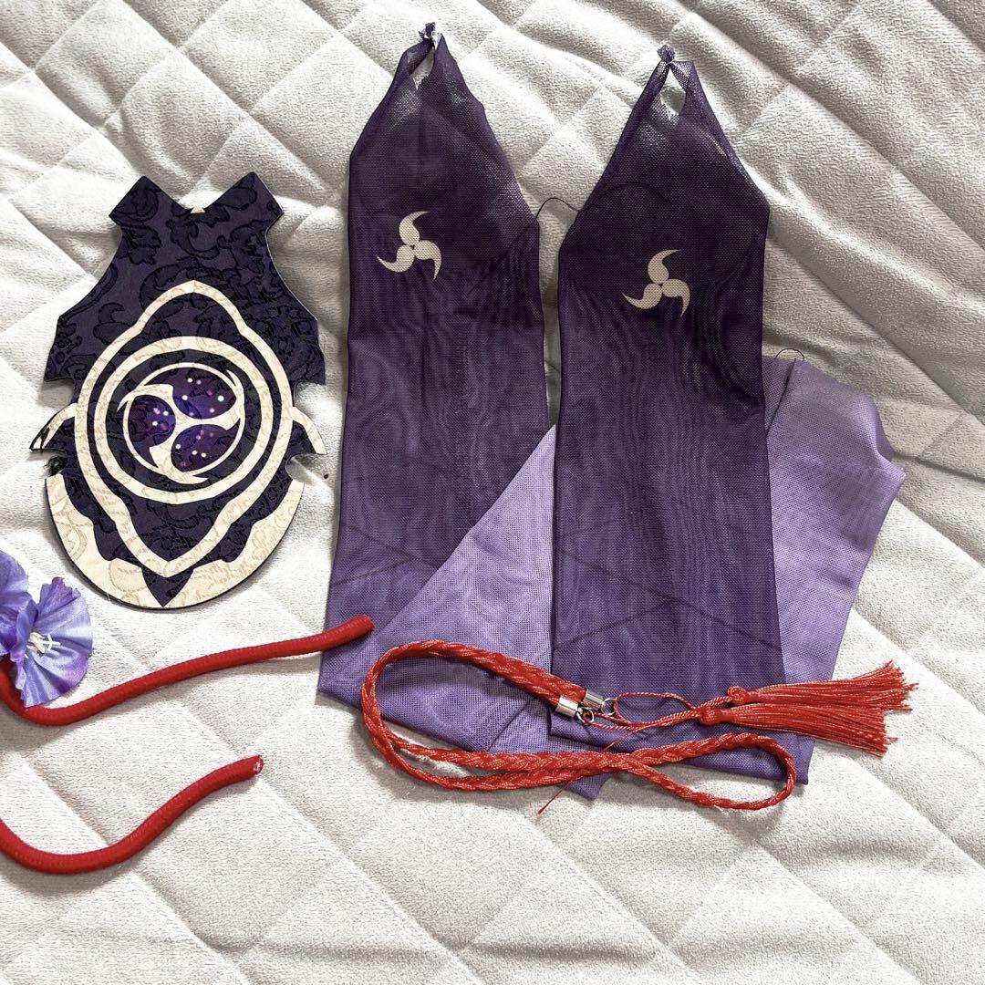 雷電将軍 コスプレ 衣装 原神 刀 ウィッグセット