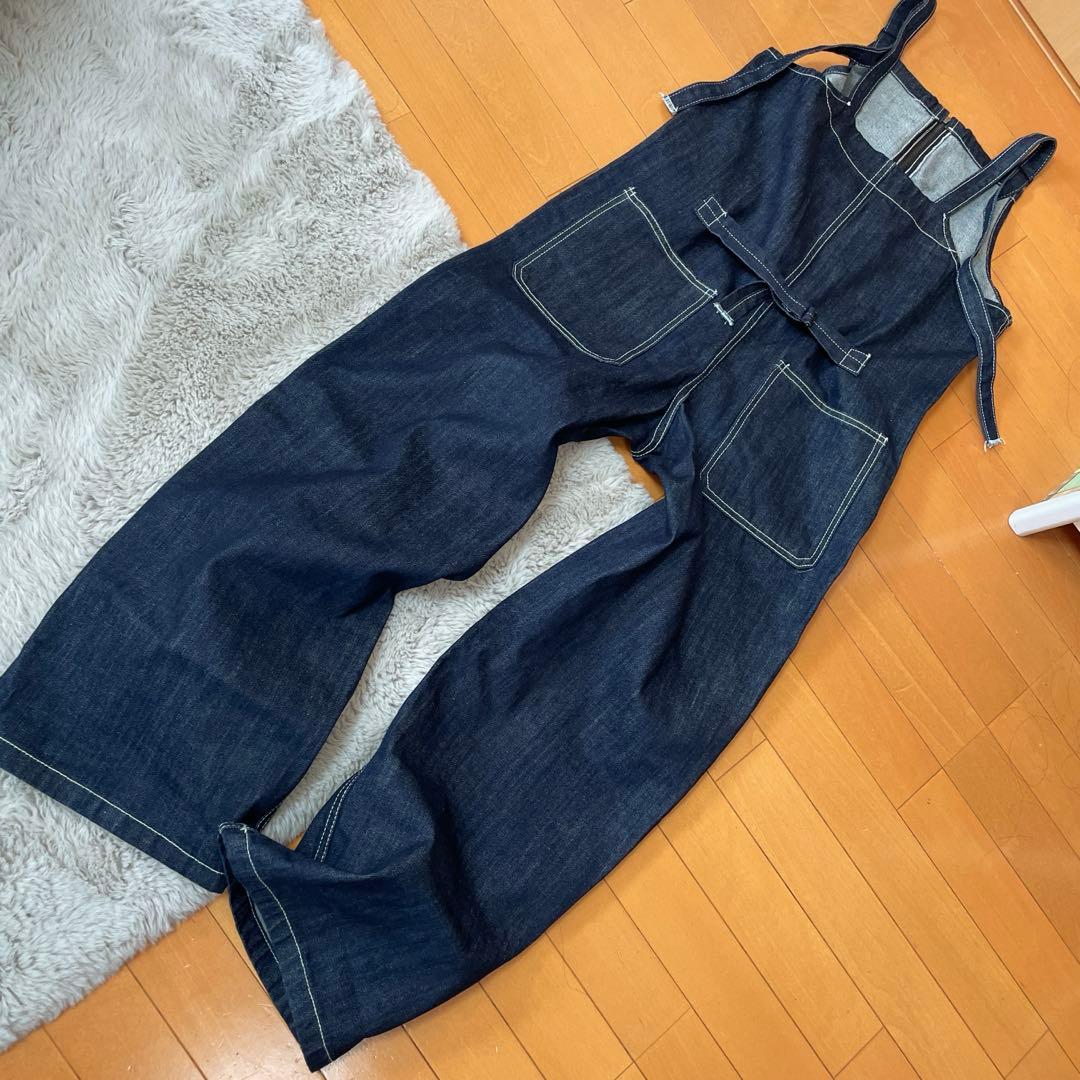 アンティカ サロペット 未使用　ゆったり　大きいサイズ　大人サロペット