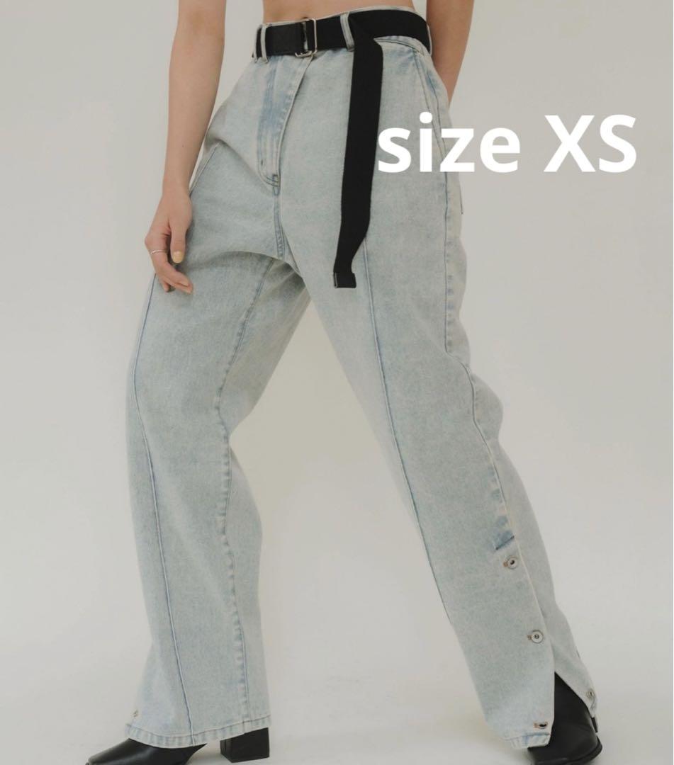 安い販売オンライン Knuth Marfクヌースマーフ slit belt slacks pants