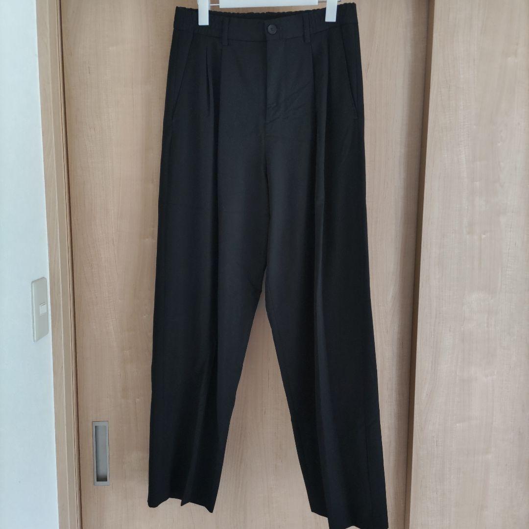 ザラ zara ワイドフィットパンツ ブラック S - メルカリ