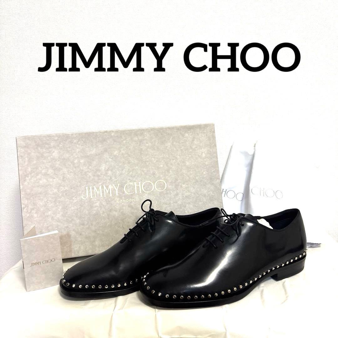 さ*ら様 JIMMY CHOO ジミーチュウ レザー ローファー 靴 ブラック系