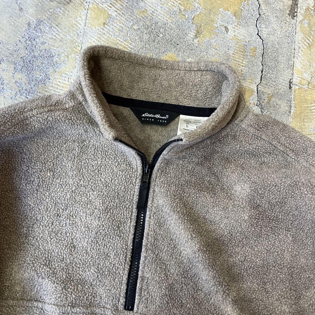 ☆ 90S Eddie Bauer 三角タグ プルオーバーフリース - メルカリ