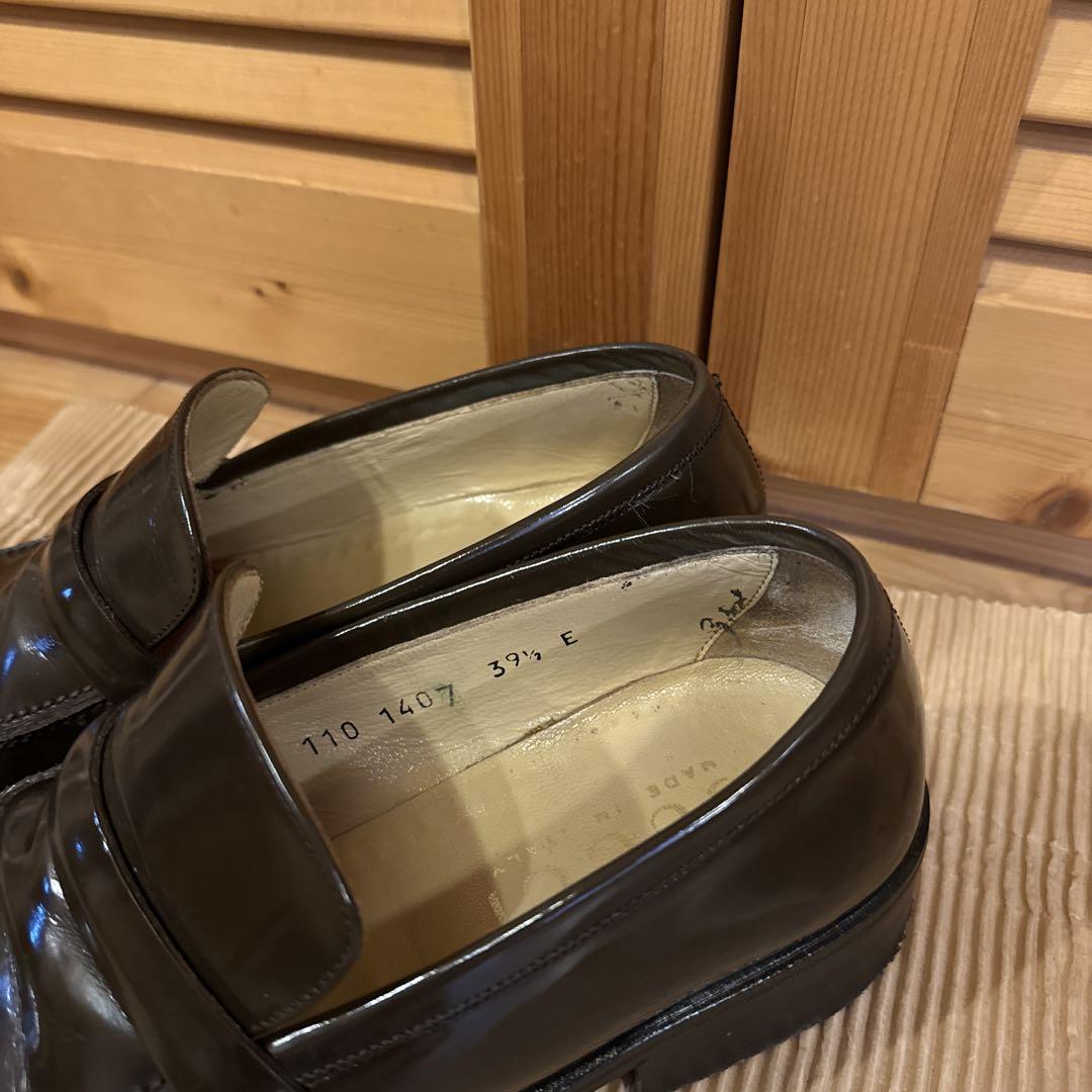 GUCCI ローファー スリッポン ブラウン 39.5 E