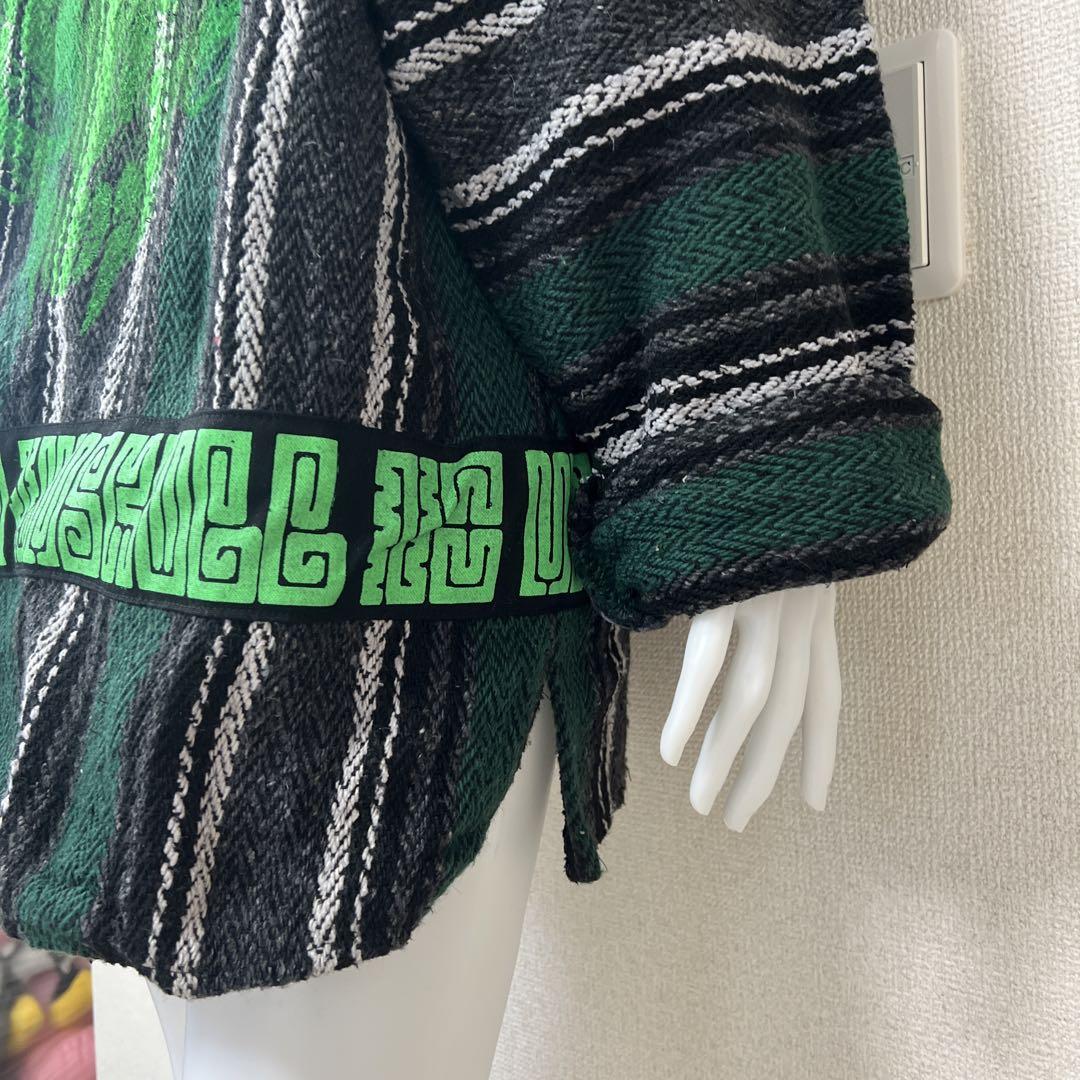 NO MAD NUMSKULL 古着　メキシカンパーカー
