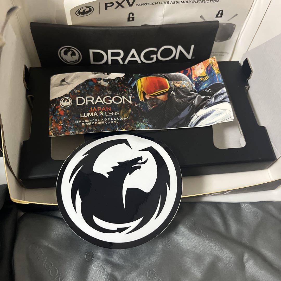 ゴーグル　スノボー　ドラゴン