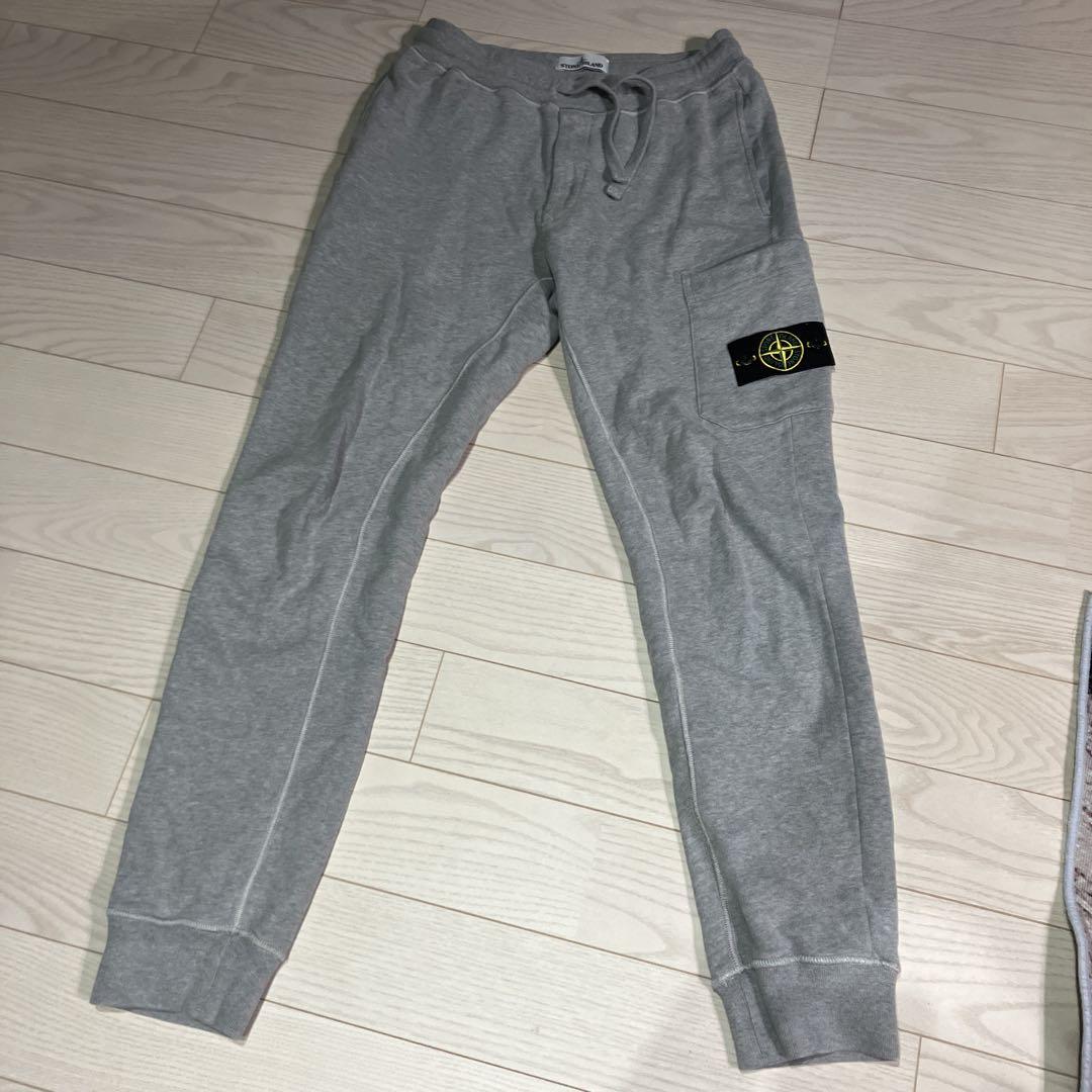 美品STONE ISLAND グレー ジョガーパンツ　サイズS