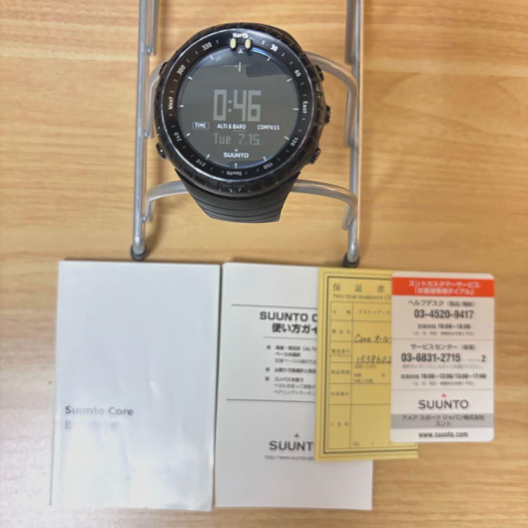 【未使用品】SUUNTO CORE オールブラック SUUNTO CORE ALL BLACK スント コア オールブラック - 時計通販
