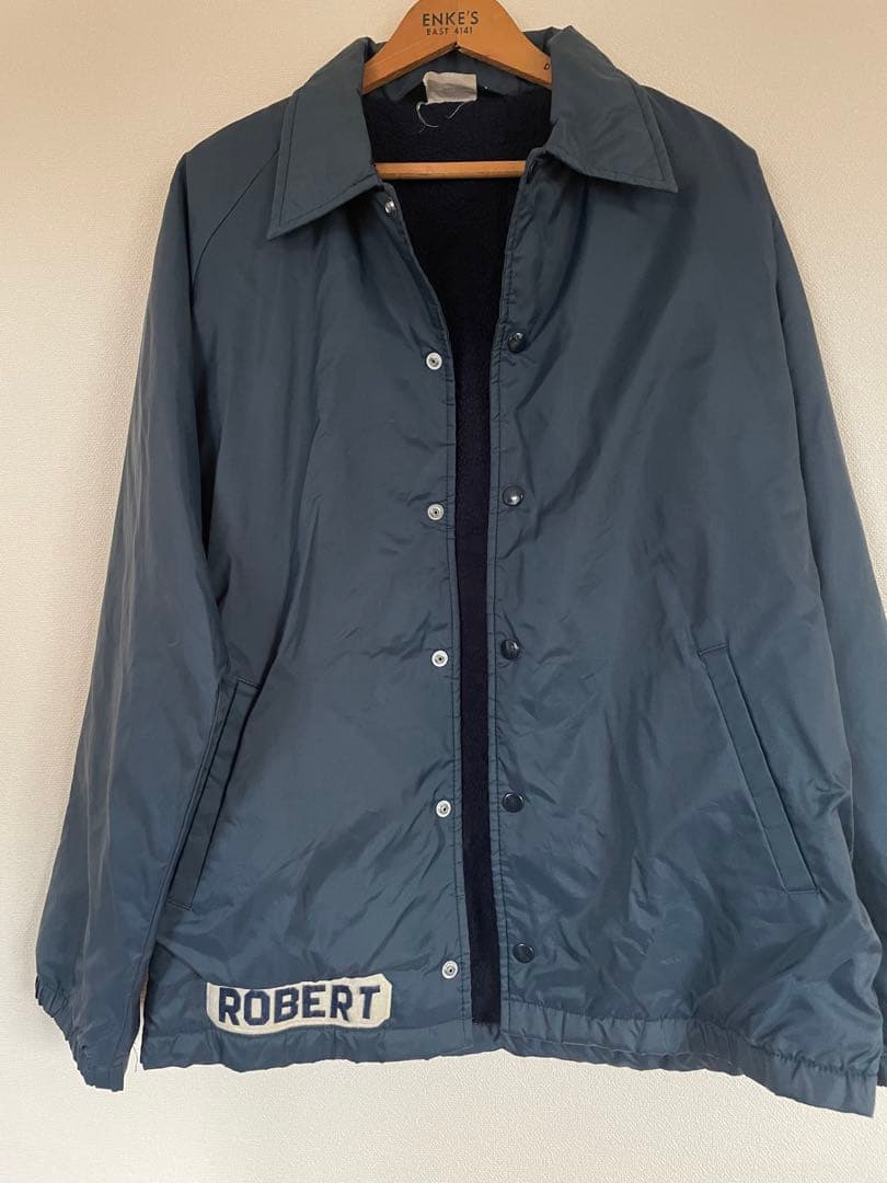 ビンテージ　usa コーチジャケット 裏ボア　キルティング ウインドブレーカー