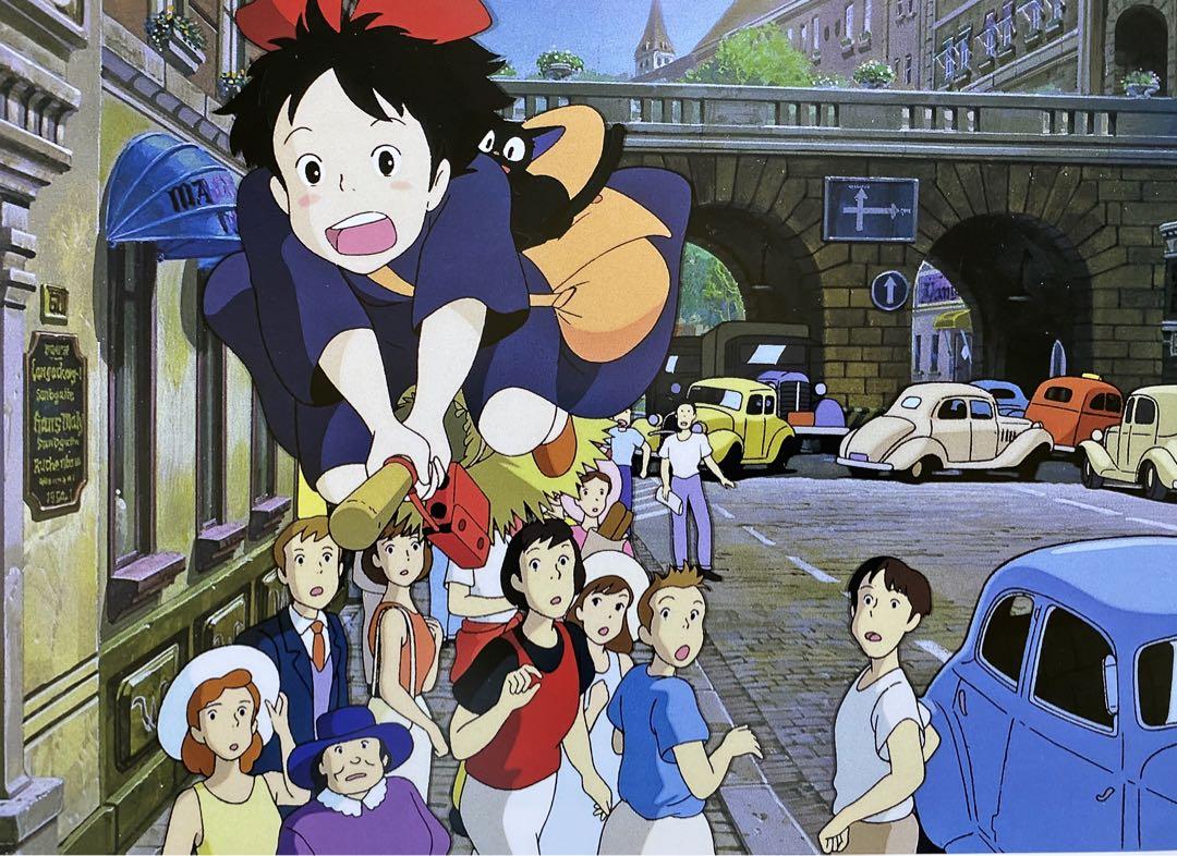【額装品】ジブリ　魔女の宅急便　ポスター　宮崎駿　カレンダー　2020年
