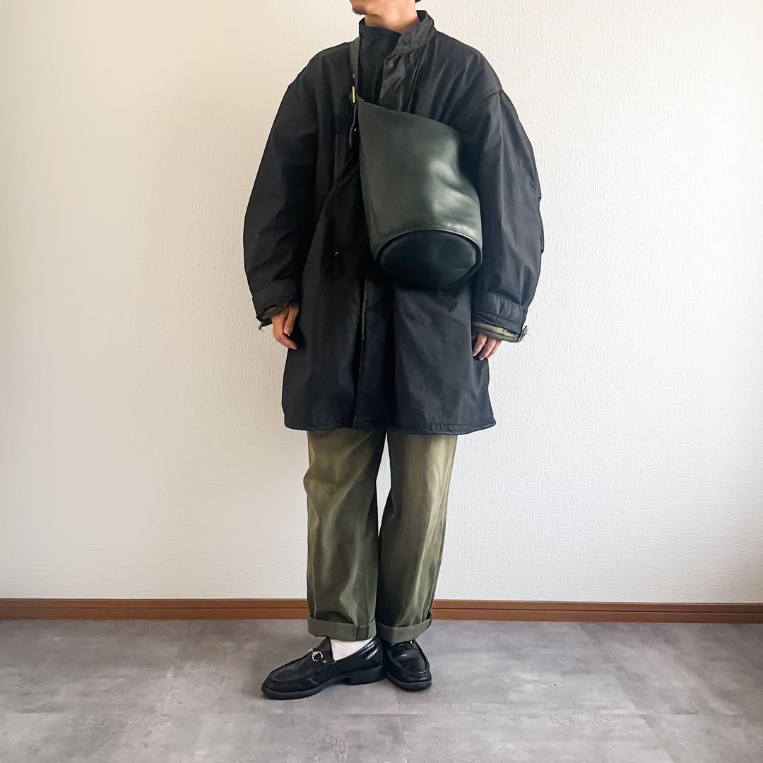 80s~ Old coach オールドコーチ バケツ レザーショルダーバッグ