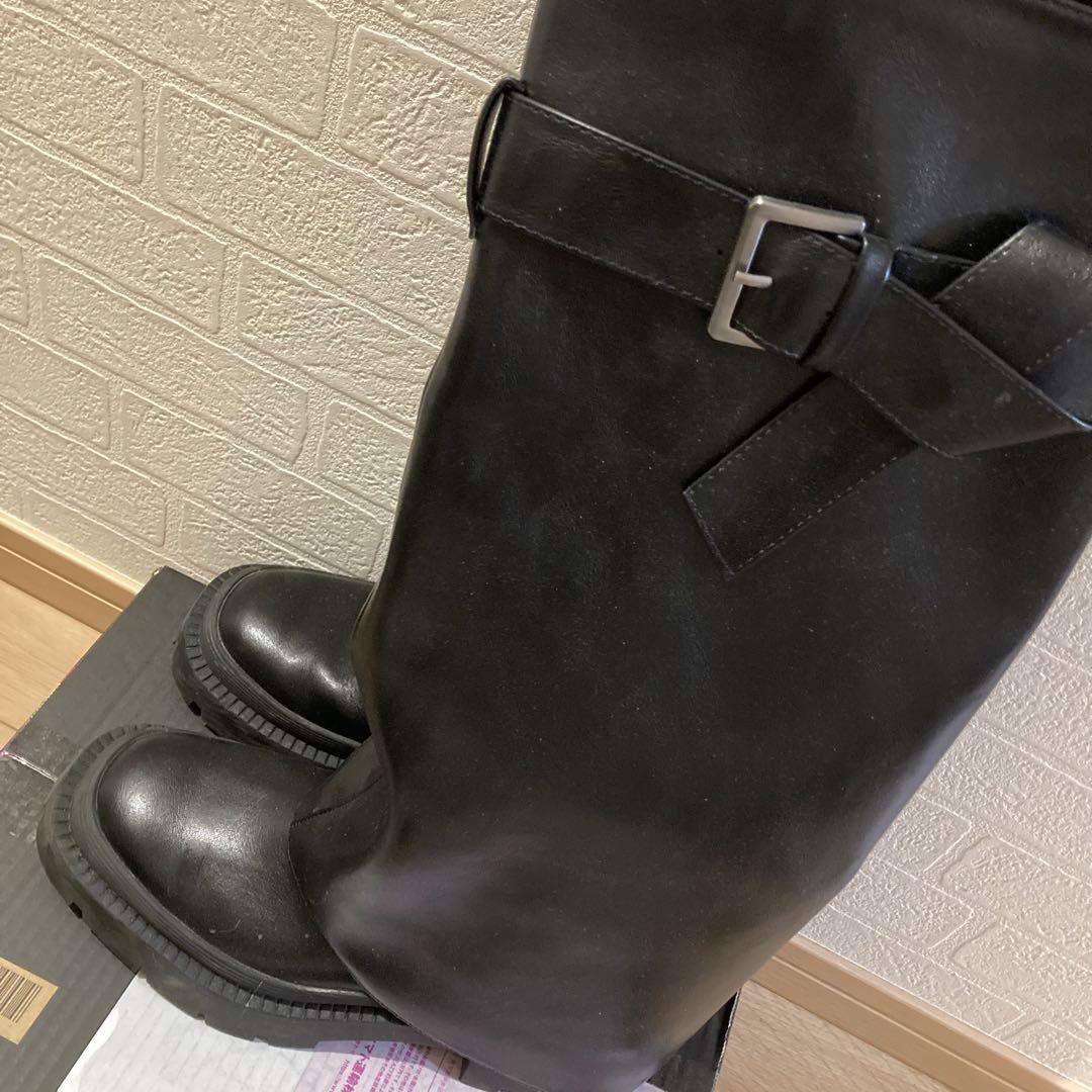 ZARA ゲートルロングブーツ ニーハイ 36 ZARA ゲートルロングブーツ ニーハイ 36 - メルカリ