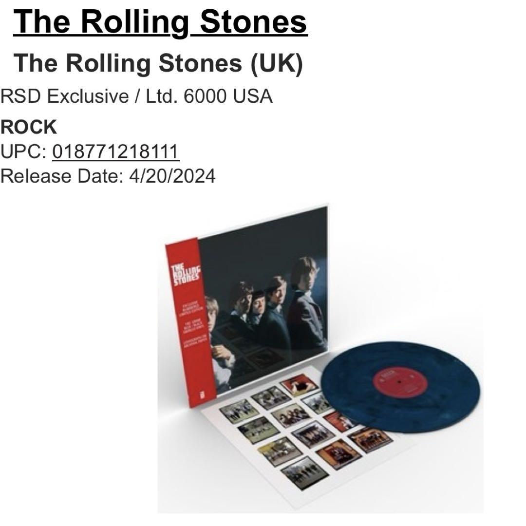 The Rolling Stones UK版Mono深溝有 ローリングストーンズ ROLLING STONES/ROLLING STONES/ローリング・ストーンズ｜OLD