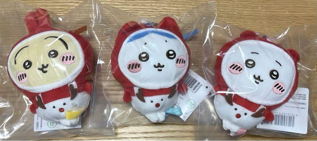 エニマイくじ ちいかわ　E賞 オーナメント ちいかわ ハチワレ うさぎ3個セット エニマイくじ ちいかわ E賞オーナメント ちいかわ ハチワレ